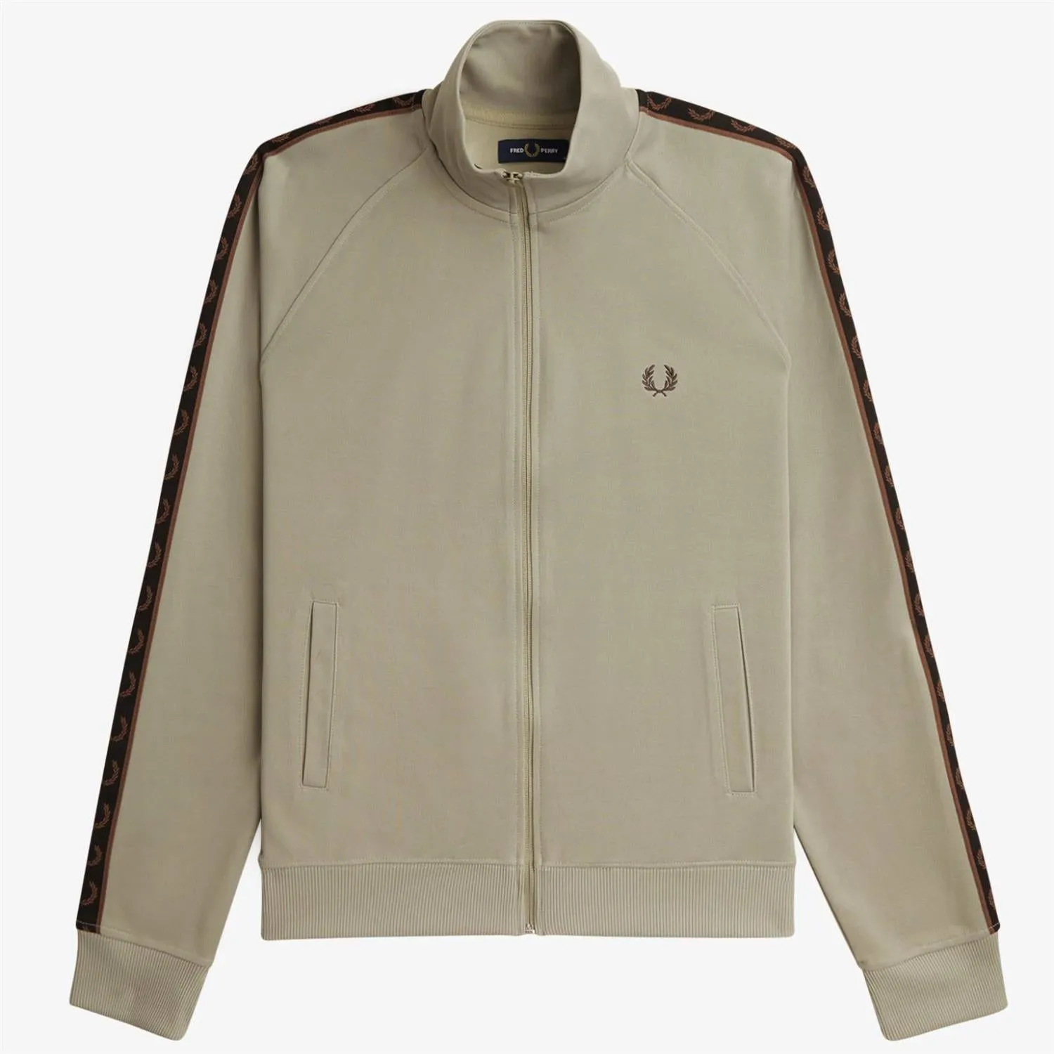 04055 Fred Perry Contrast Tape Track Jacket