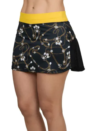 14" Skort - Gold Jewel