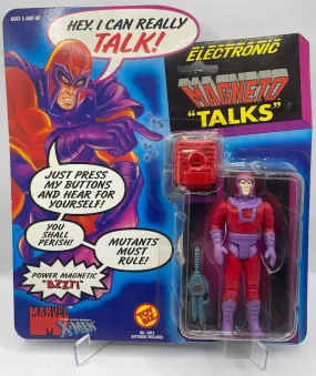 1991 TOYBIZ MARVEL UNCANNY X-MEN MAGNETO ELECTRONIC TALKS AF