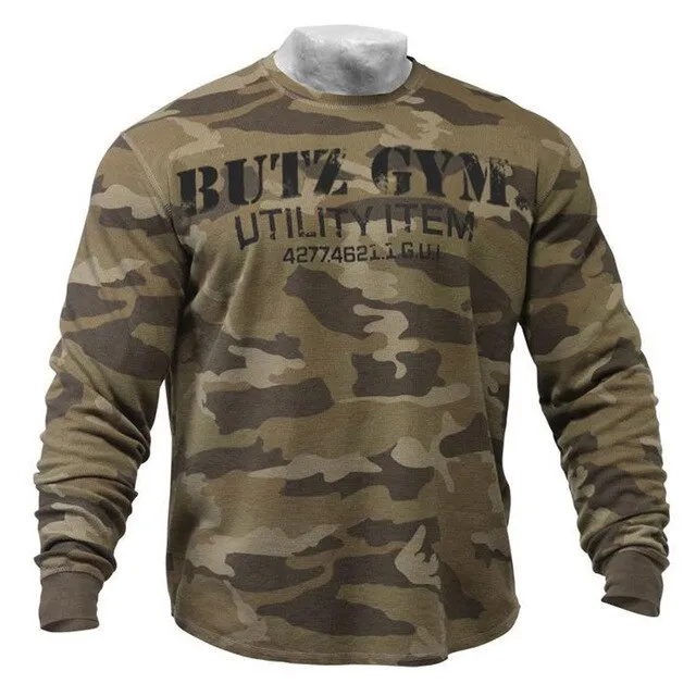 2019 Men Sweatshirts Fitness Clothes Autumn Black Camouflage Sweatshirts For Men Creative Clothing Men's Sweatshirt Pullover