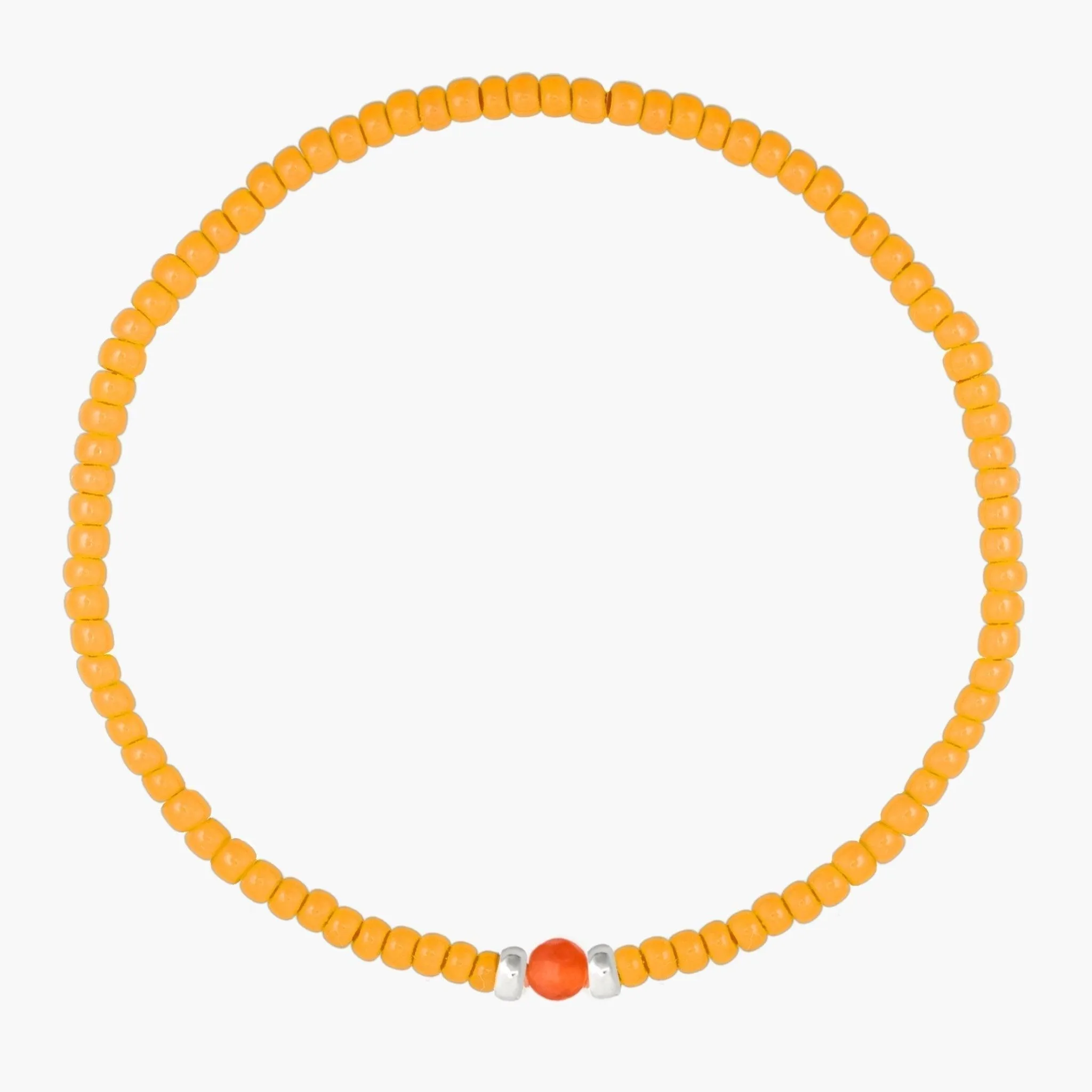 2mm Beads Dandy Bracelet (Orange)