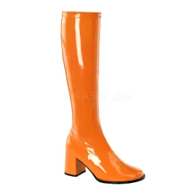 3 Inch Heel GOGO-300 Orange Pat