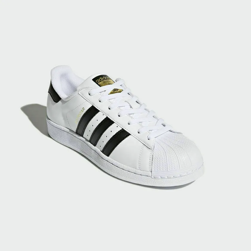 Adidas Superstar Unisex Men's Women's WHITE BLACK FOUNDATION Trainers Shoes