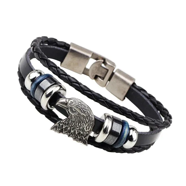 Anchor Vintage Multi Layered bracelet for Men