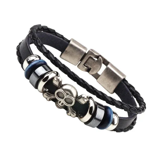 Anchor Vintage Multi Layered bracelet for Men