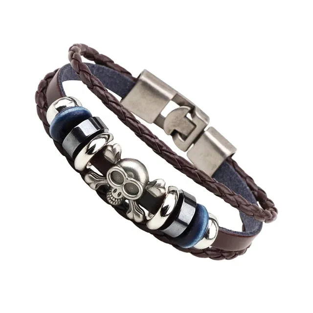 Anchor Vintage Multi Layered bracelet for Men