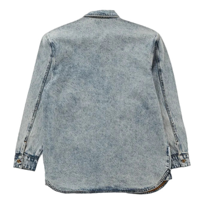 Army Shirt Bleached Denim