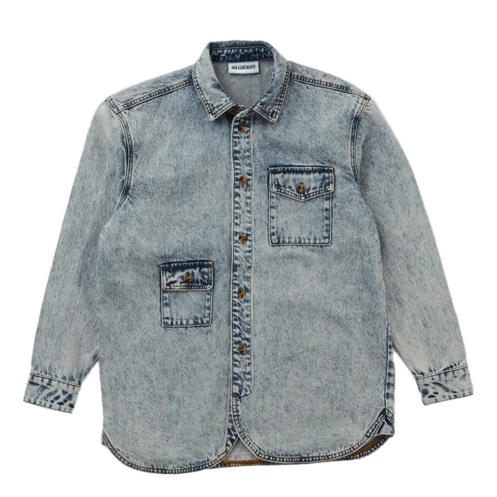 Army Shirt Bleached Denim