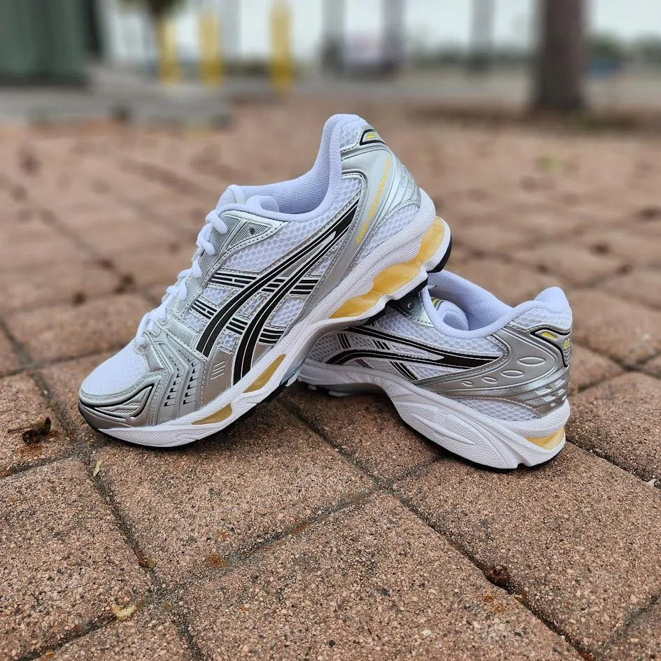 Asics Gel-Kayano 14 'White Ta-Chi Yellow'