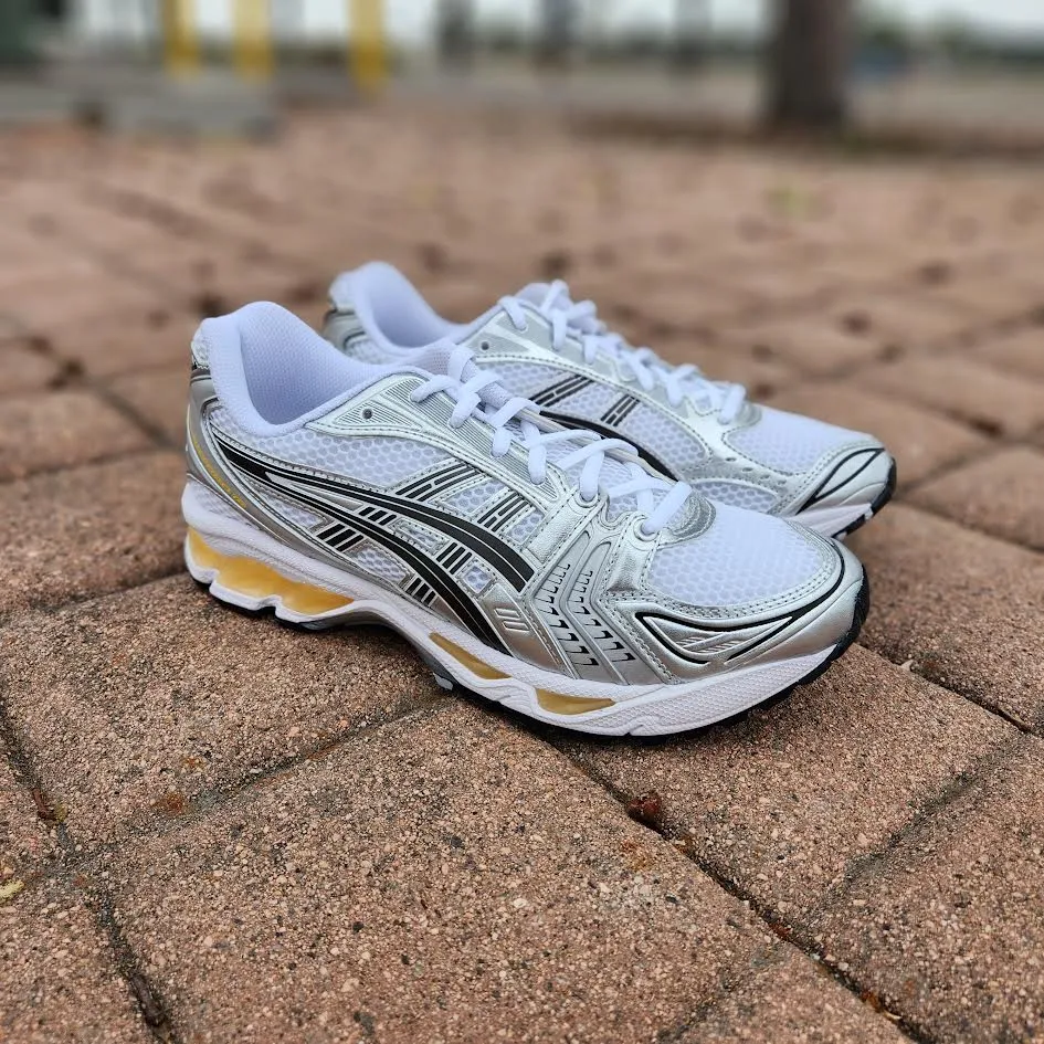 Asics Gel-Kayano 14 'White Ta-Chi Yellow'