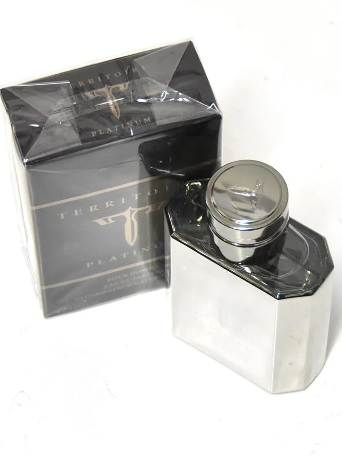 Authentic Territoire Platinum 3.4oz Cologne Spray for Men