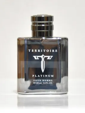 Authentic Territoire Platinum 3.4oz Cologne Spray for Men