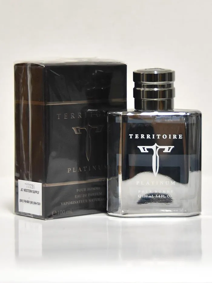 Authentic Territoire Platinum 3.4oz Cologne Spray for Men