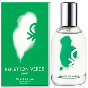 Benetton Verde 3.4 oz EDT for men