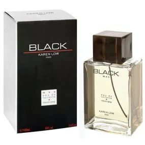 Black by Karen Low 3.4 oz EDT for men