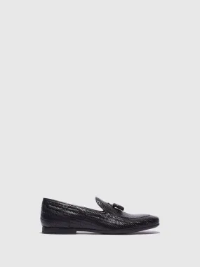 Black Tassel Loafers