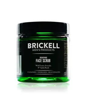 BRICKELL MEN’S RENEWING FACE SCRUB FOR MEN – 2 OZ – NATURAL & ORGANIC