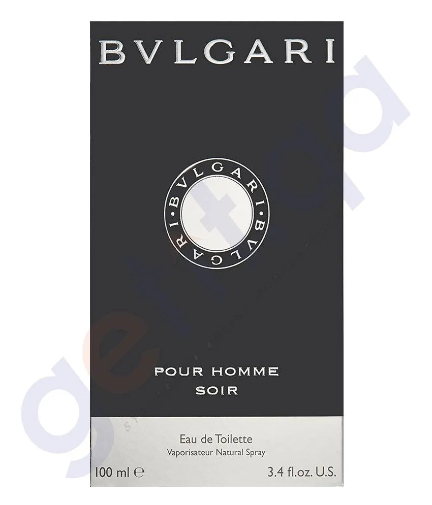 BVLGARI SOIR EDT 100ML FOR MEN