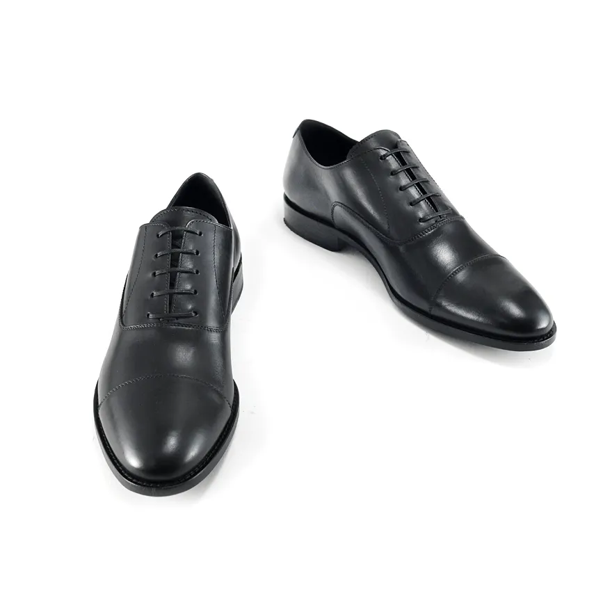 Cap Toe Oxford Black