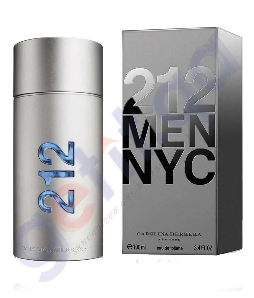 CAROLINA HERRERA 212 MEN EDT 100ML FOR MEN