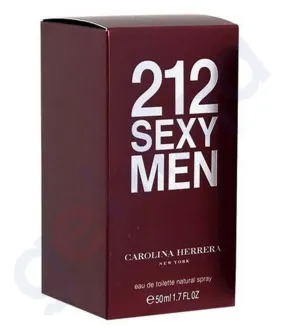 CAROLINA HERRERA 212 SEXY MEN EDT 50ML FOR MEN