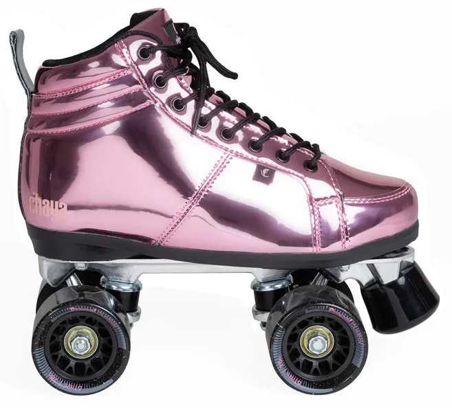 CHAYA - Pink Laser Roller Skates