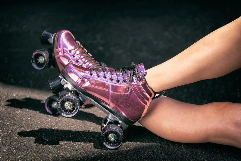 CHAYA - Pink Laser Roller Skates