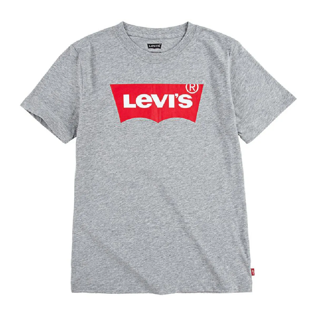 Children’s Short Sleeve T-Shirt Levi's Batwing Grey Light grey