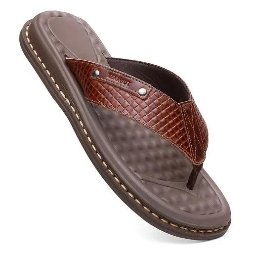 Chinelo Masculino Confort Em Couro - Old Men