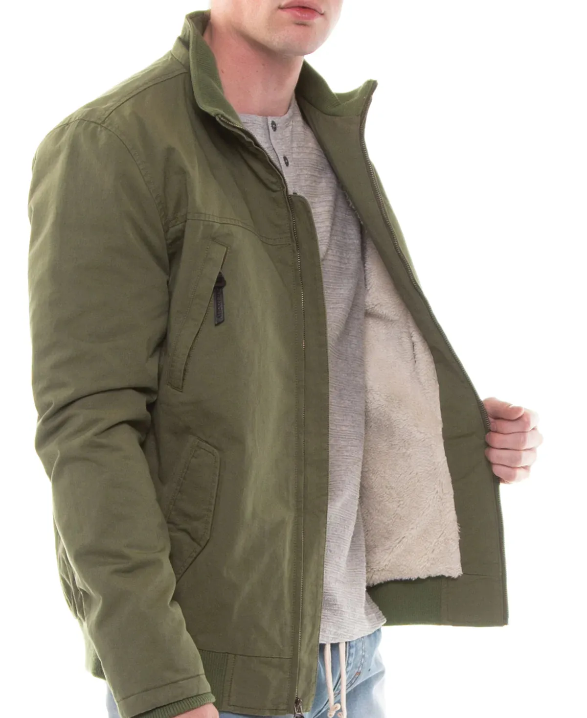 CIVIL SOCIETY OWEN GARMENT WASHED HARRINGTON JACKET