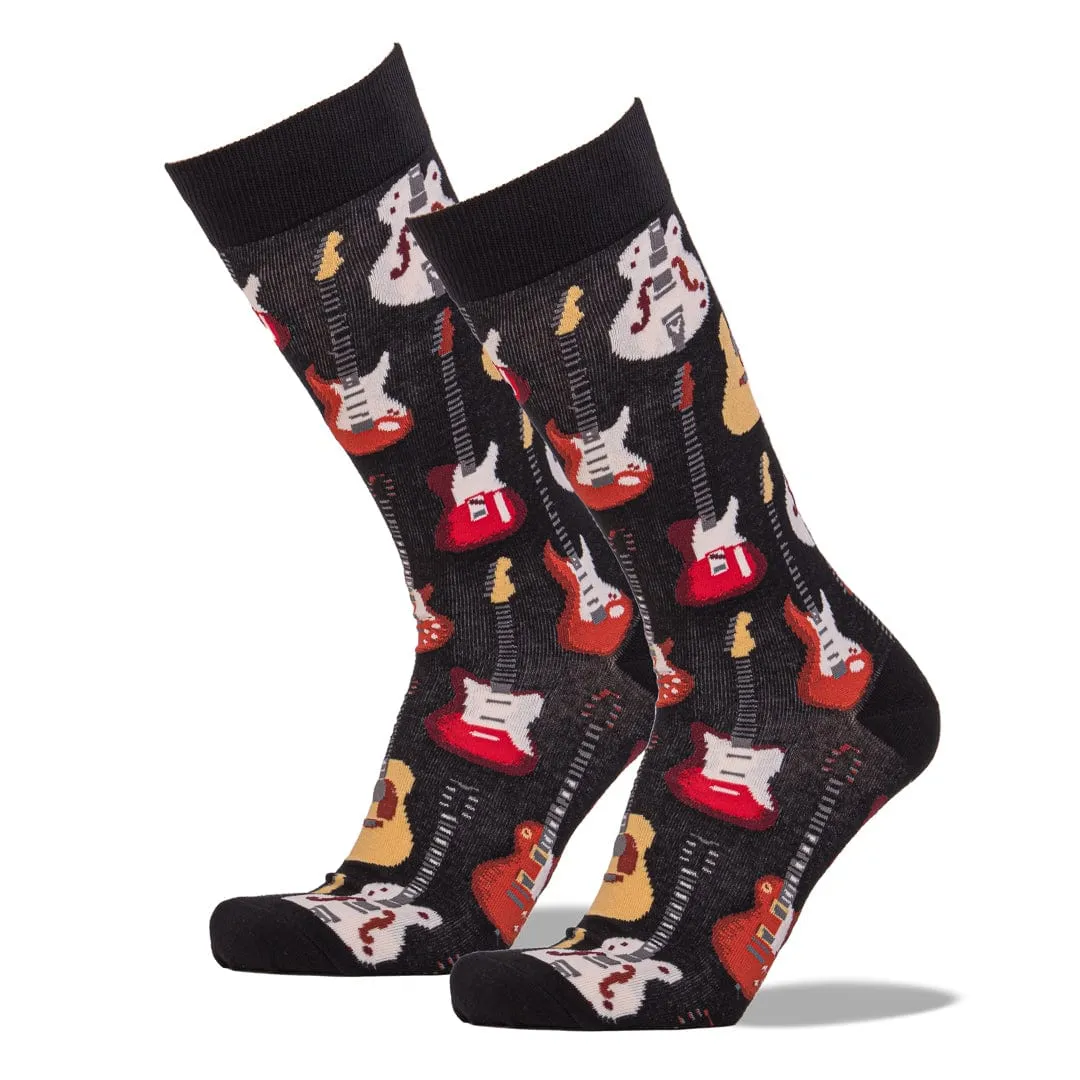 Classic Guitar Socks Men’s Crew Sock