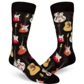 Classic Guitar Socks Men’s Crew Sock