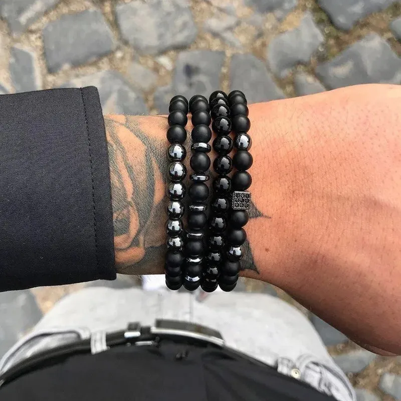 Classic Strand Stone Bracelet For Men