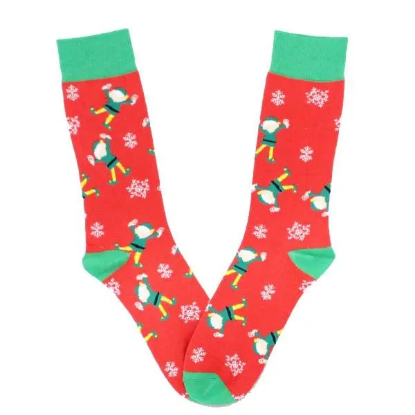 Dancing Elf Crew Sock