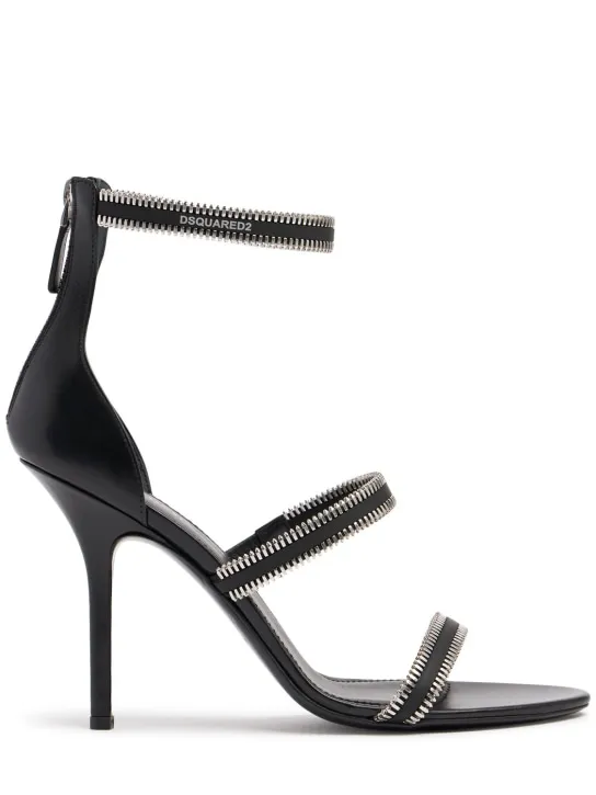 Dsquared2   100mm Zip-up high heel sandals 