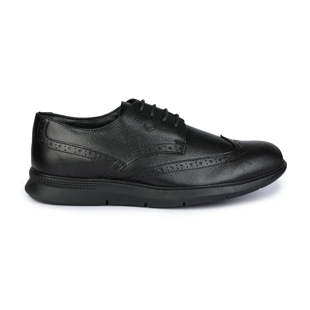 Fortune (Black) Formal  Shoes For Men By Liberty