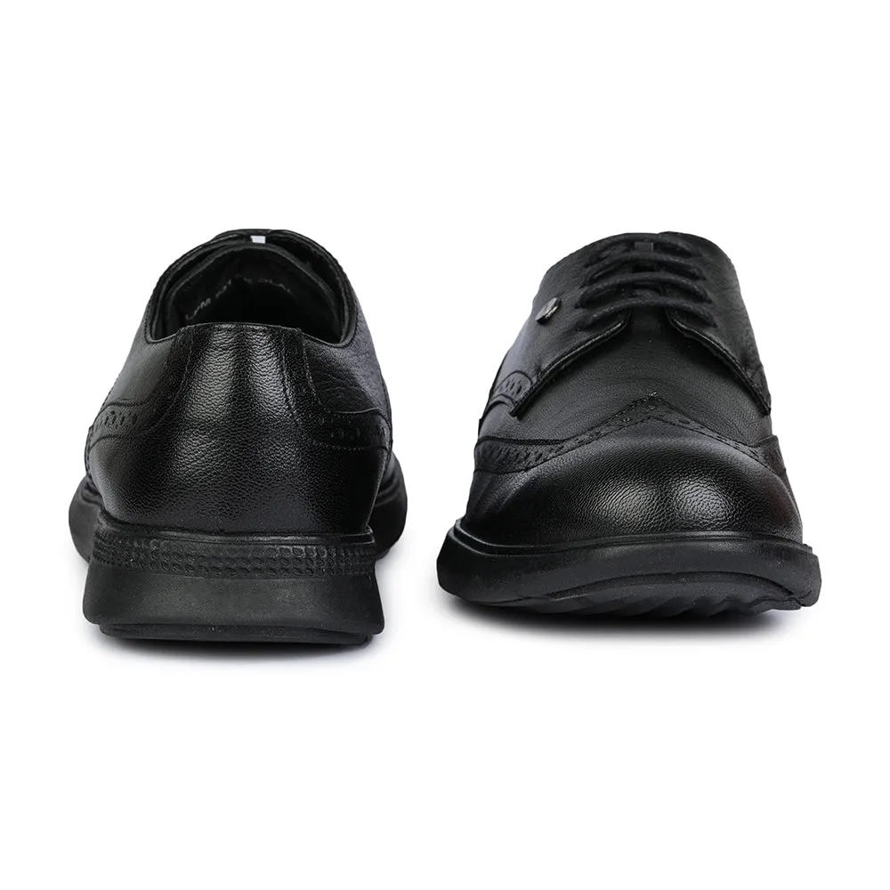 Fortune (Black) Formal  Shoes For Men By Liberty