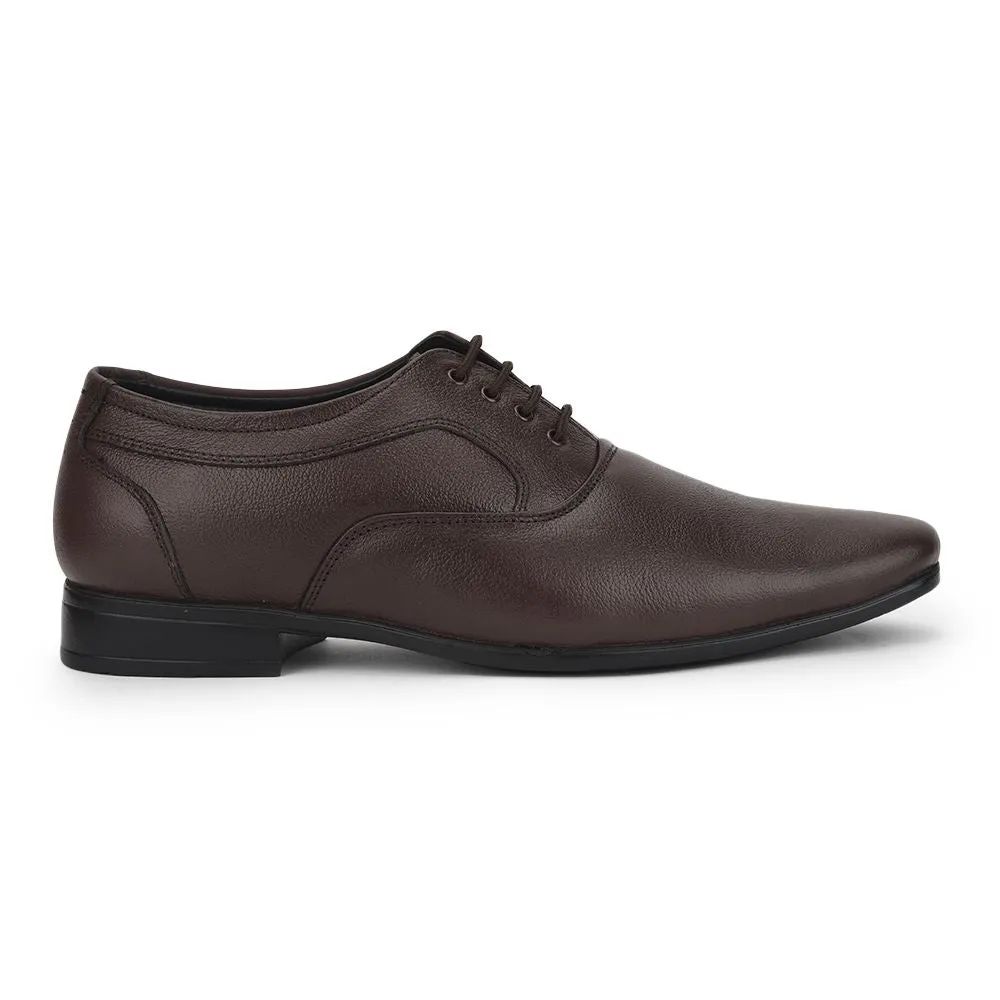 Fortune (Brown) Formal Lace Up Derby Shoes For Men Hll-1 By Liberty