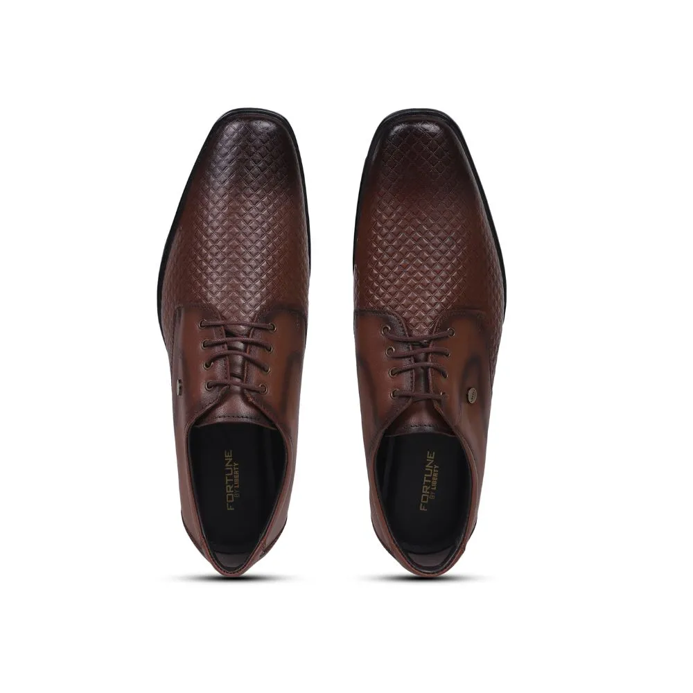 Fortune By Liberty Men LB-28-01E Tan Formal Lacing Shoes