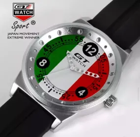 GT Watch Men Italy Flag F1 Sport Watch Mens Watches Top Brand Luxury Men's Watch