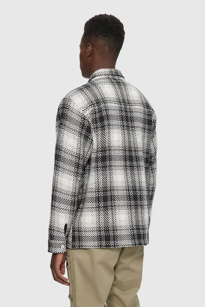 KUWALLA PLAID JACKET BLACK