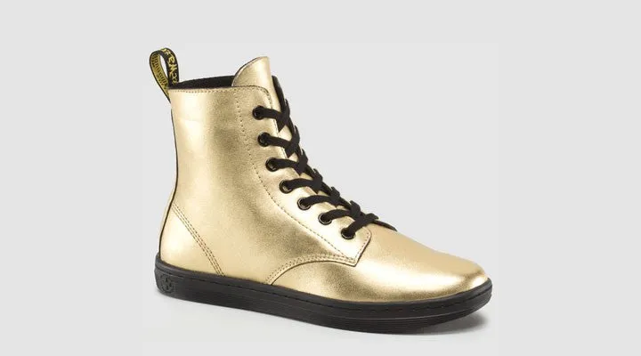 LEYTON GOLD METALLIC NAPPA BOOT