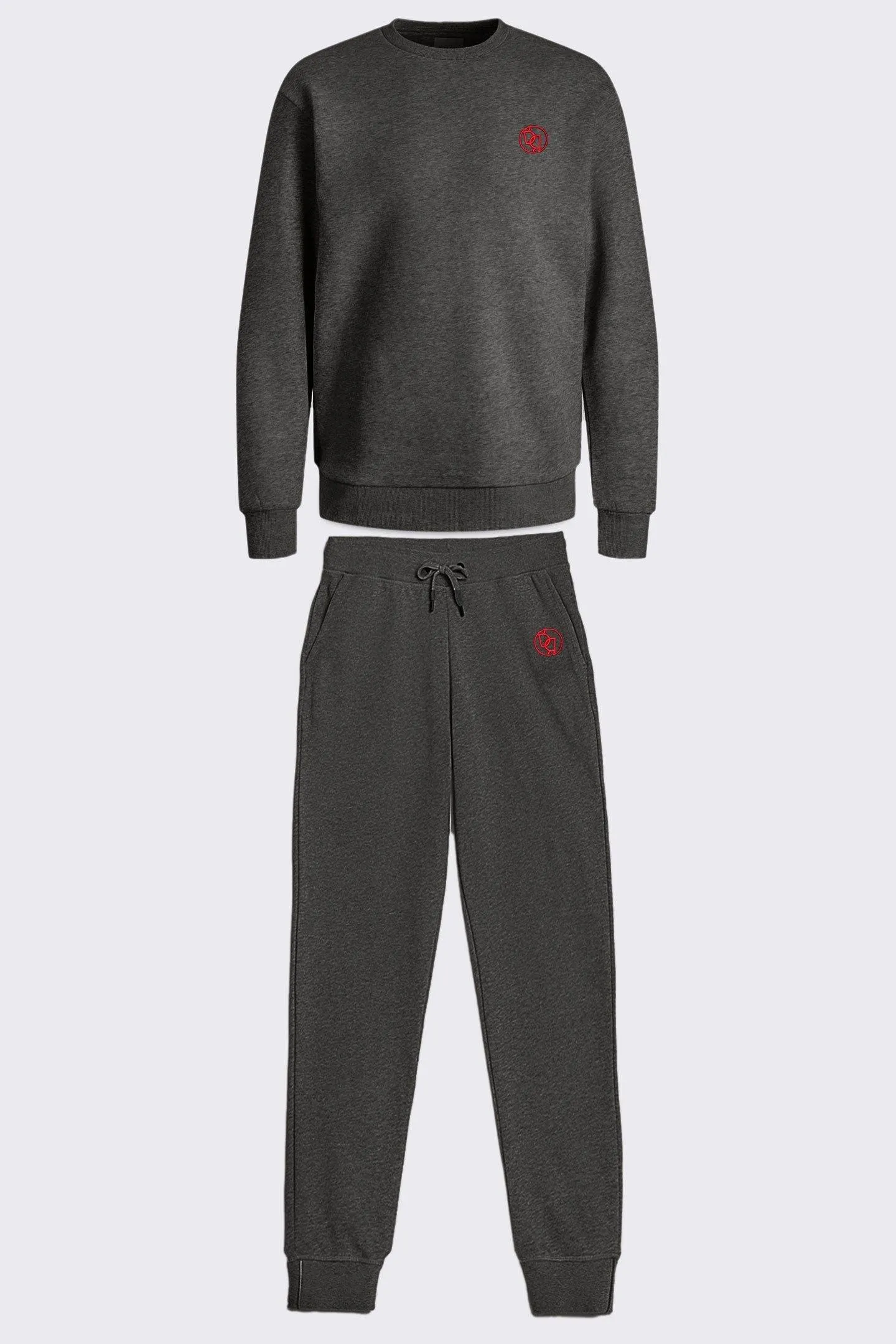 Men Charcoal Tracksuit