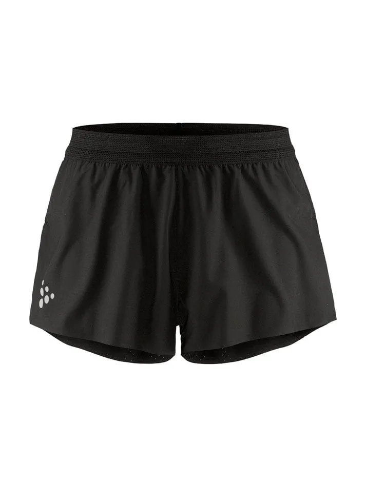 Mens Pro Hypervent Split Shorts 2 Black SS24