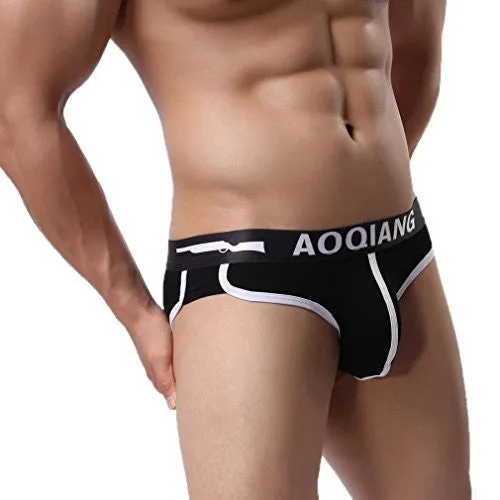 MEN'S UNDERWEAR,NEARTIME MENS BOXERS POUCH SHORTS UNDERPANTS SLEEPWEAR (L, BLACK)