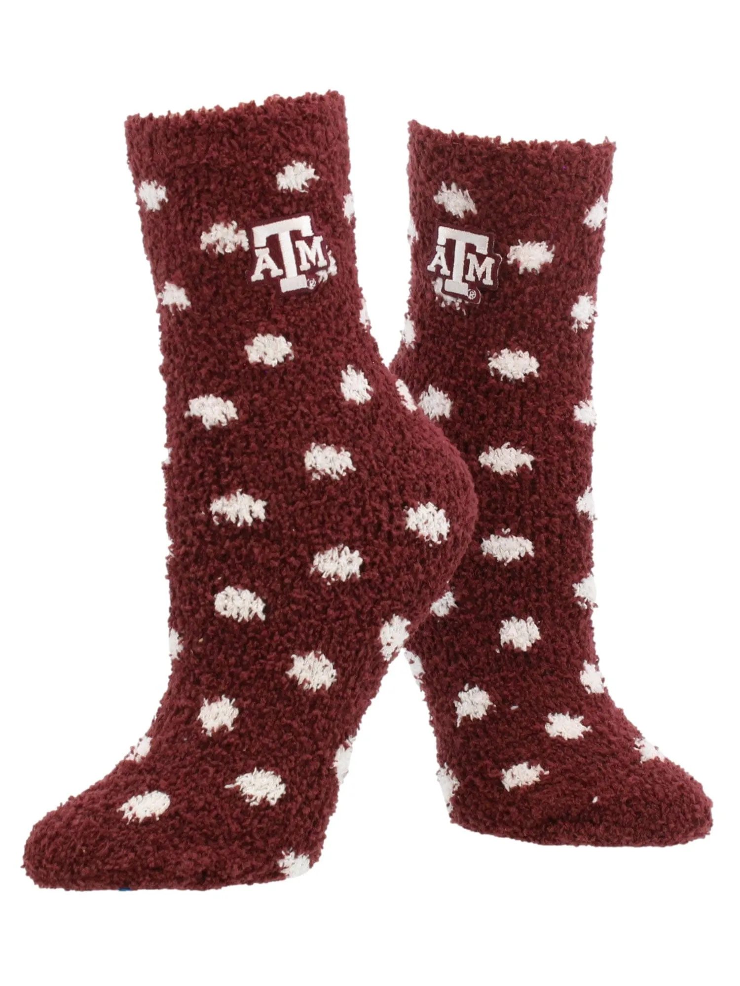 NCAA College Fuzzy Socks For Women & Men, Warm and Cozy Socks Womens Licensed University Sock