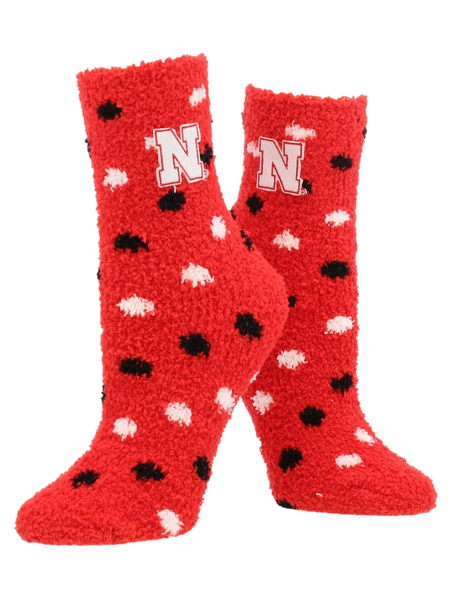 NCAA College Fuzzy Socks For Women & Men, Warm and Cozy Socks Womens Licensed University Sock