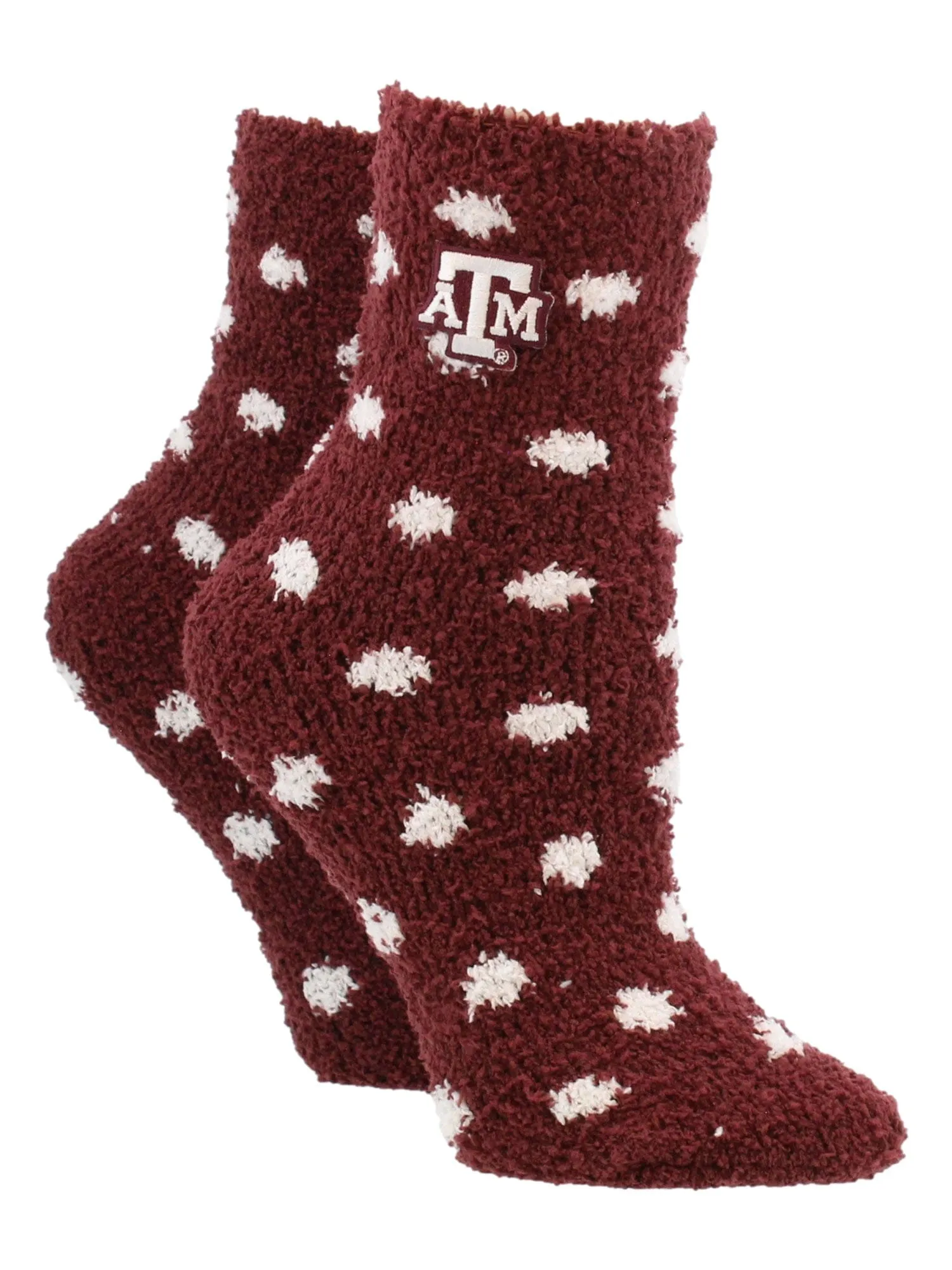 NCAA College Fuzzy Socks For Women & Men, Warm and Cozy Socks Womens Licensed University Sock