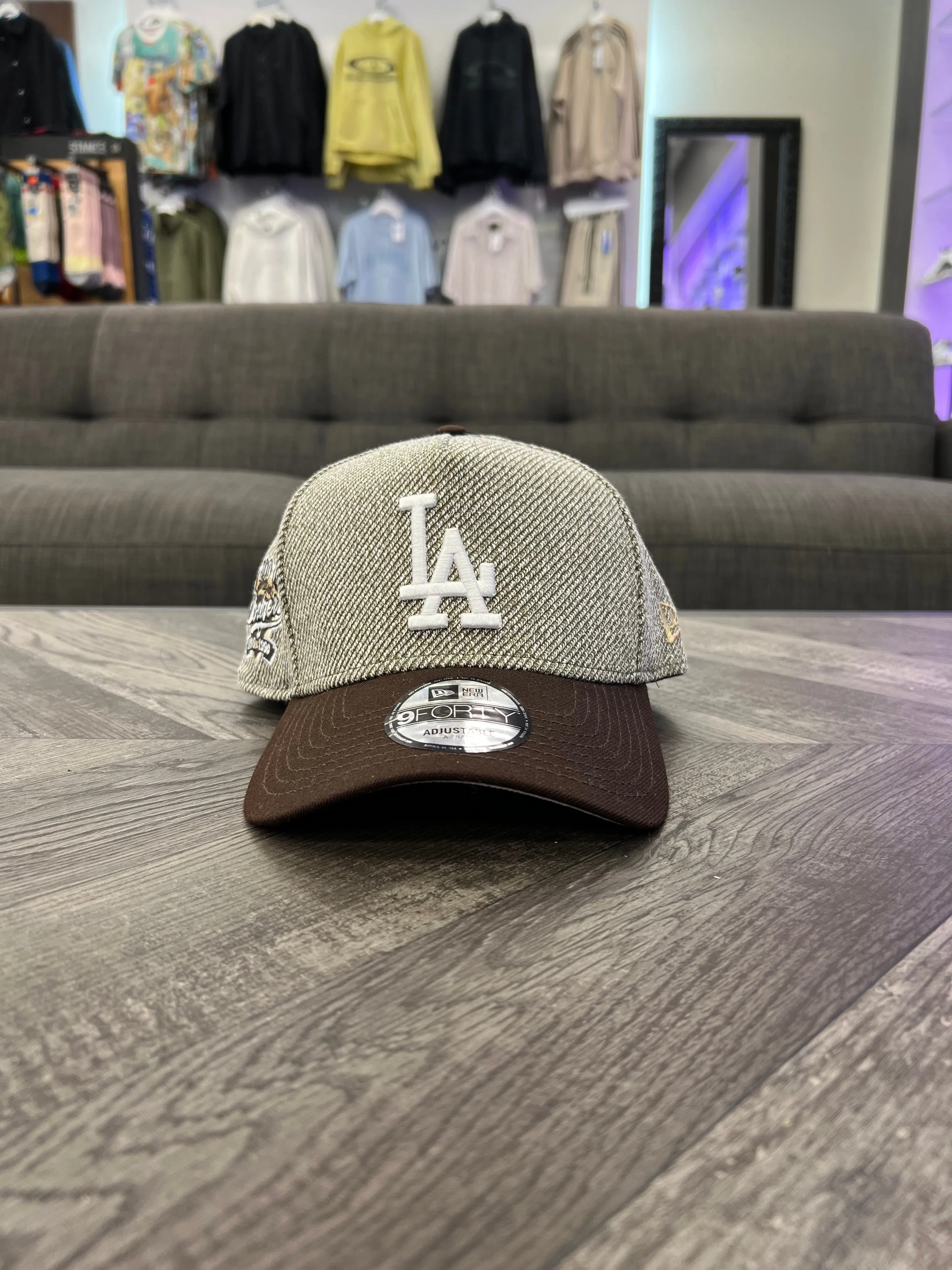 NEW ERA 940F LOS DODGERS BROWN TERRY