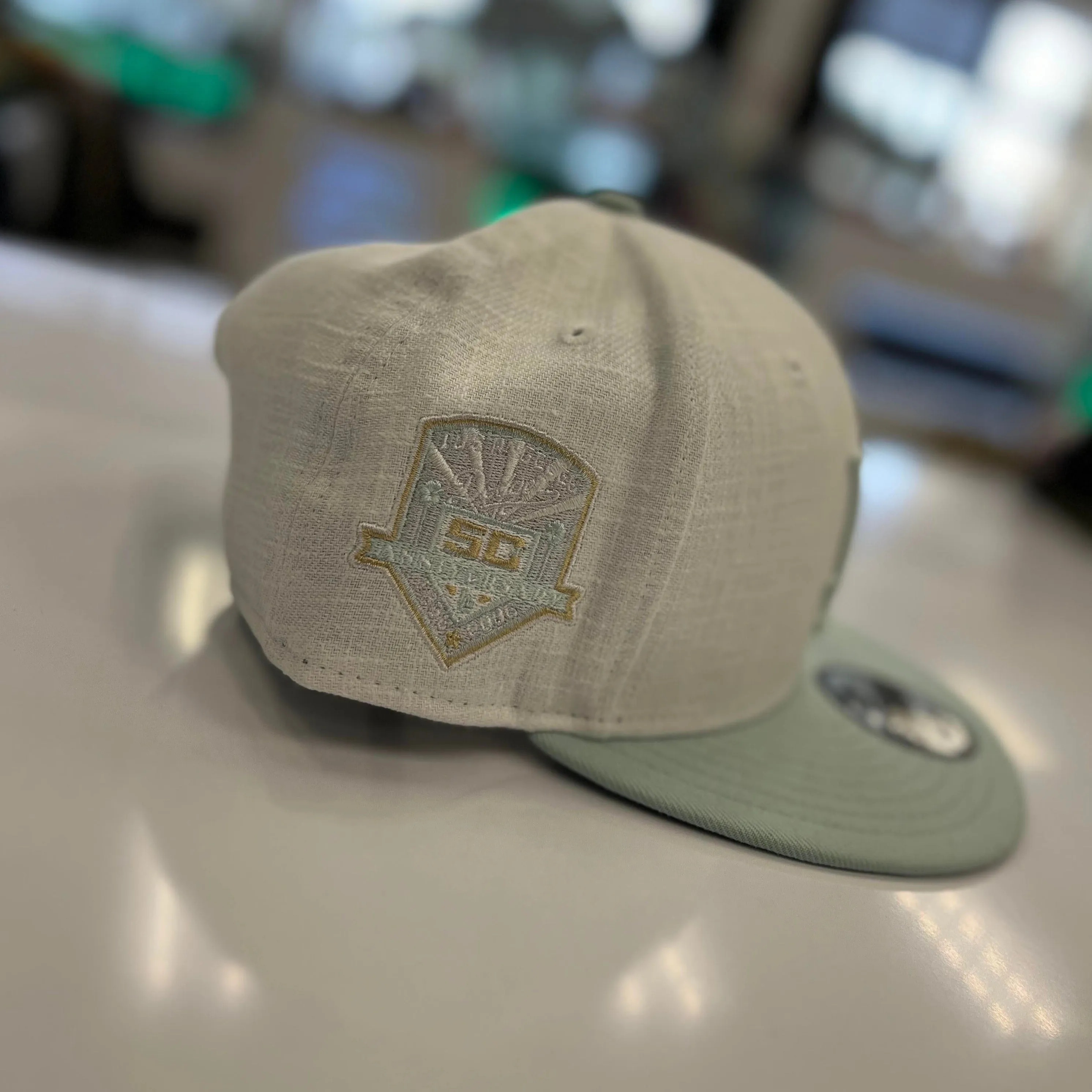 NEW ERA 950 LOS DODGERS MINTY BREEZE WHITE